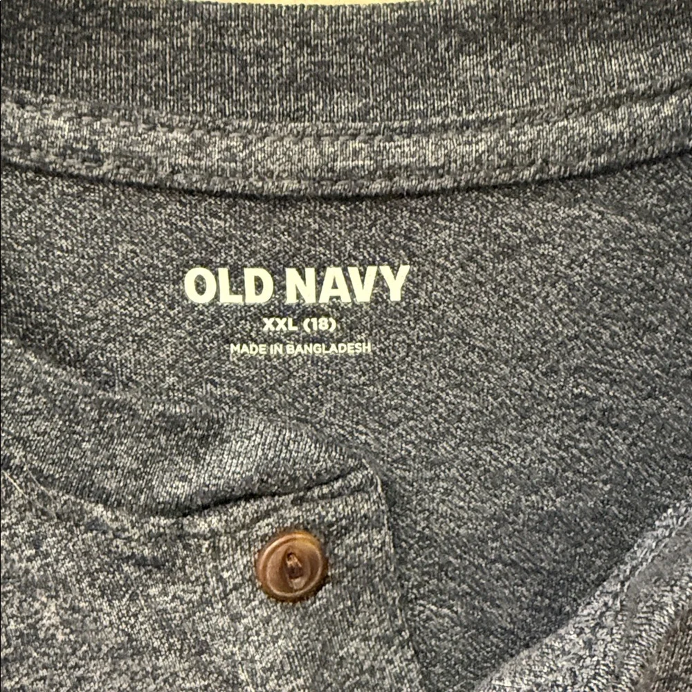 Old Navy Boy’s Dark Blue Long Sleeve Henley NWT